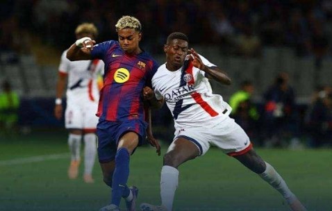 巴黎2-1逆转巴萨！边路优势助力新科欧冠冠军笑傲