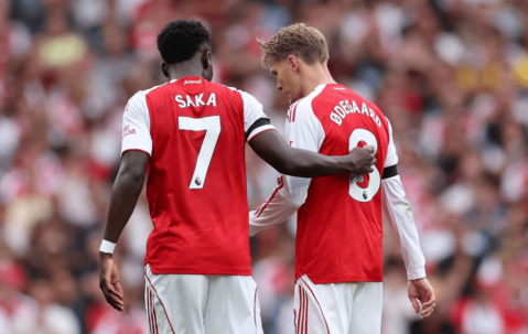 进攻三核报废后阿森纳终迎利好 萨卡厄德高均非长期伤