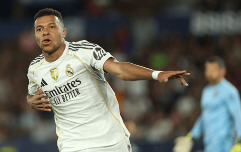 西甲｜姆巴佩双响 皇家马德里4-1大胜莱万特