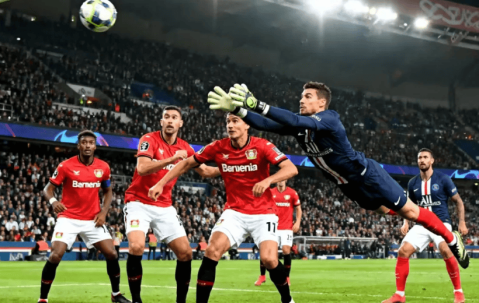 10月21日周二，欧冠焦点战：勒沃库森VS巴黎圣日耳曼——德甲新王对决法甲霸主