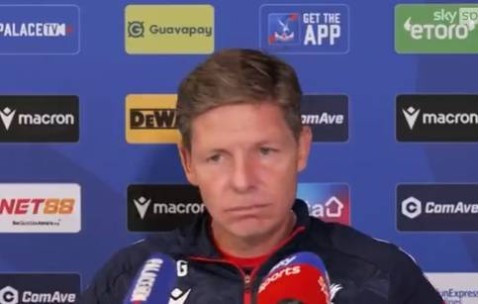 满面愁容！水晶宫主帅：若球队很成功我也不会在这，担心我们未来