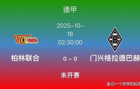 德甲第7轮焦点战：柏林联合对阵门兴，保级压力下的鲁尔区对决
