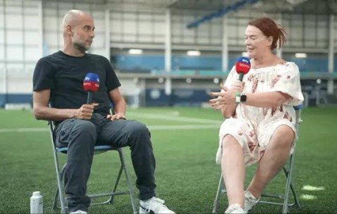 曼城主帅佩普-瓜迪奥拉接受天空体育专访