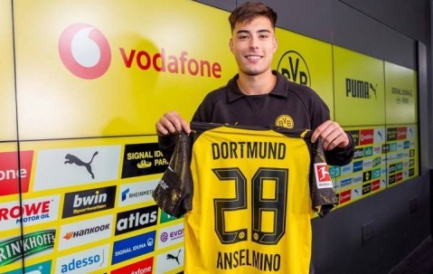 又一人离队！官方：20岁切尔西后卫安塞尔米诺租借多特一赛季