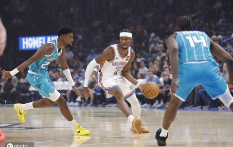 季前赛-亚历山大16+1+5乔19+2 雷霆主场胜黄蜂