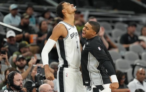 季前赛-文班亚马17+12卡斯尔16分 马刺大胜步行者