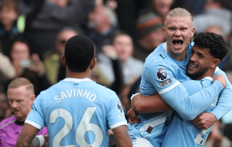瓜迪奥拉率队狂飙：曼城豪取3连胜，哈兰德炸裂表演：8轮11球
